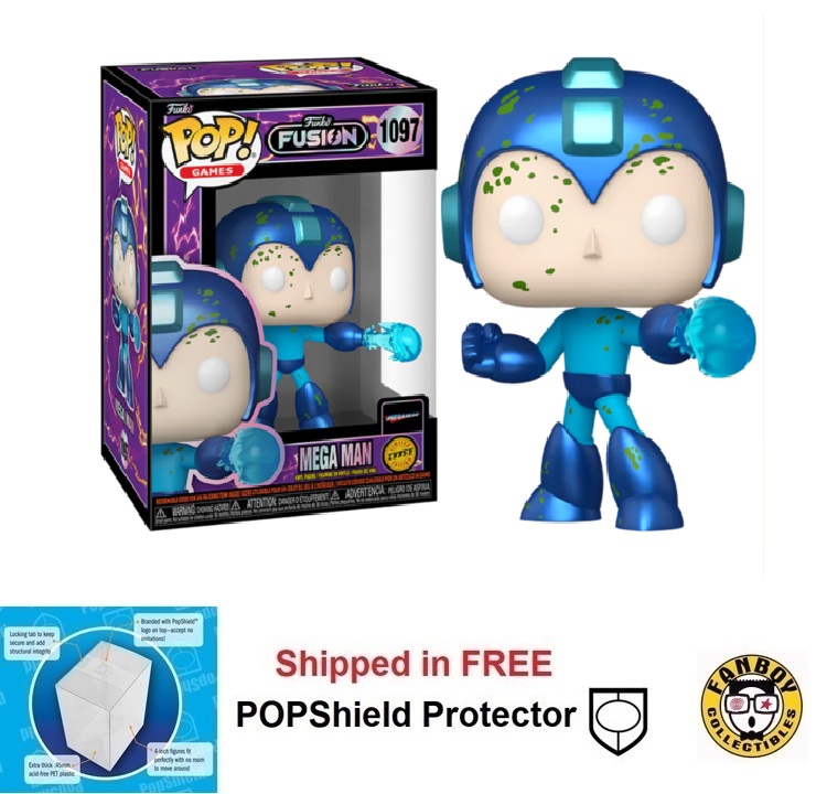 Funko POP Games Fusion Mega Man #1097 Chase